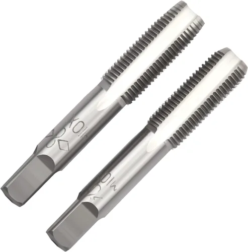Vista 35 de M2 X 0.4 Mano métrica de grifo, mano derecha M2 X 0.016 in roscado mano grifo 1 par M2 X 0.4 Hand Tap 1Pair, Made of Alloy Tool Steel, Includes a