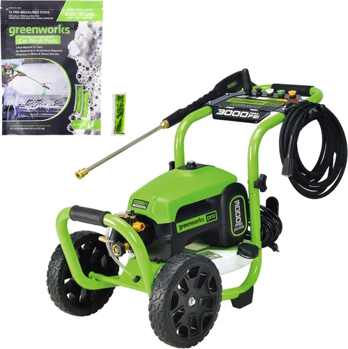 Vista 13 de Lavadora a presión Greenworks de 1500 PSI 1.2 GPM (vertical portátil) Certificada PWMA