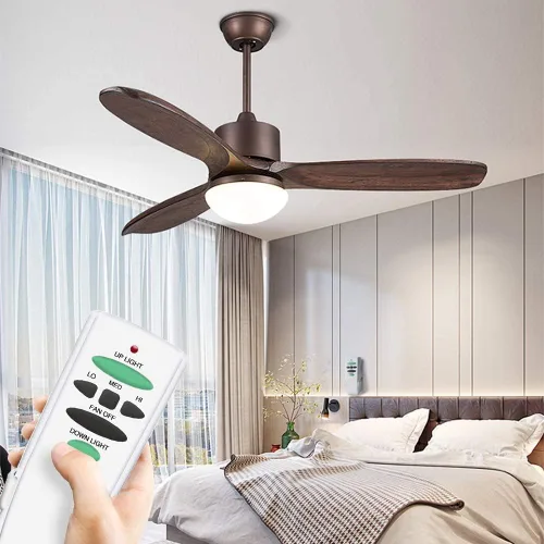 Vista 5 de Reemplazo del ventilador de techo Hampton Bay UC7078T con luz hacia arriba hacia abajo, L3H2010FANHD Fan-HD Fan-HD6, blanco