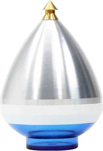 Vista 10 de Spintastics Quicksilver Hybrid Professional Spin Top - Punta fija (azul y rojo)
