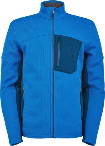 Vista 13 de Spyder Chaqueta híbrida de capa media con cremallera completa para hombre Azul etéreo