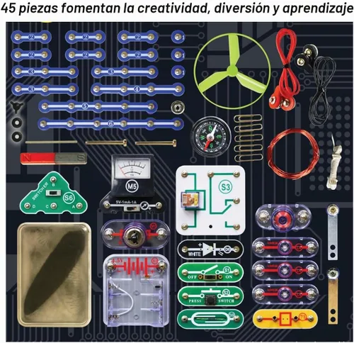 Vista 6 de SNAP CIRCUITS STEM Kit de descubrimiento de electrónica, más de 85