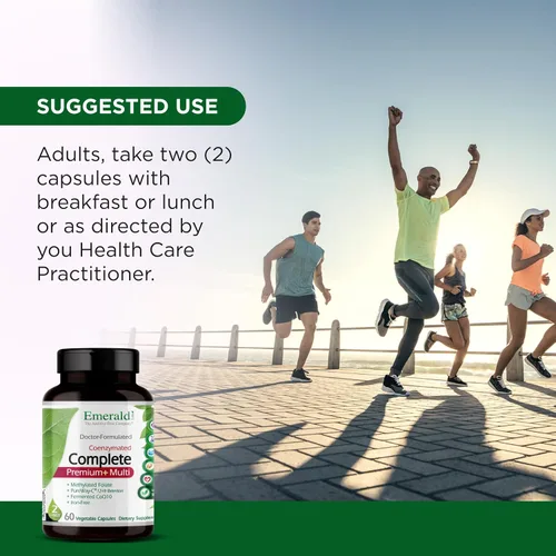 Vista 5 de EMERALD LABS Multivitamínico completo de alta calidad para apoyo digestivo e inmunológico con vitamina C como PureWay-C, complejo de vitamina B