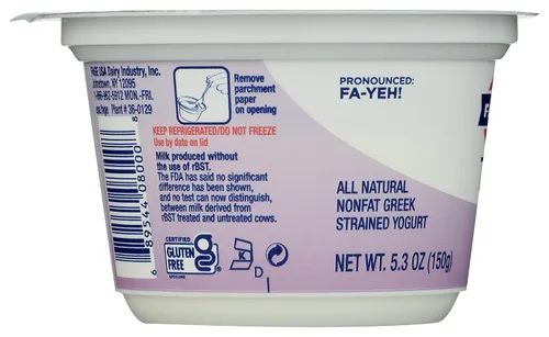 Vista 7 de FAGE Yogur griego total, 0% sin grasa, liso, 5.3 oz