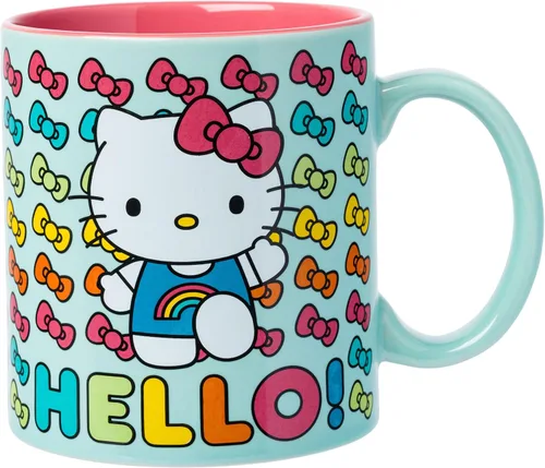 Vista 27 de Silver Buffalo Strawberry Shortcake Bake the World a Better Place - Taza ancha de cerámica con leche, 17 onzas