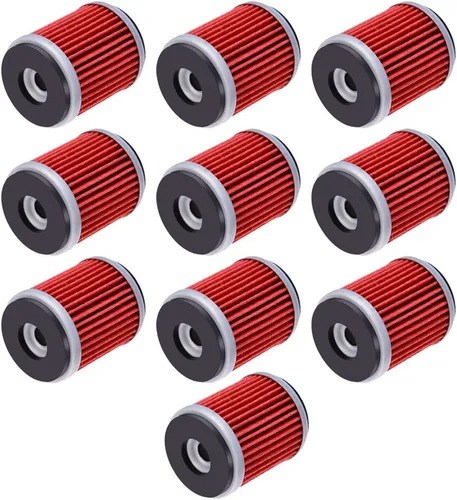 Vista 4 de 5 piezas 1S4-E3440-00 HF140 Filtros de aceite, Reemplazo para Yamaha YFZ450R 2009-2024 YZ450F WR250F WR450F 2009-2025, Reemplaza 38B-E3440-00
