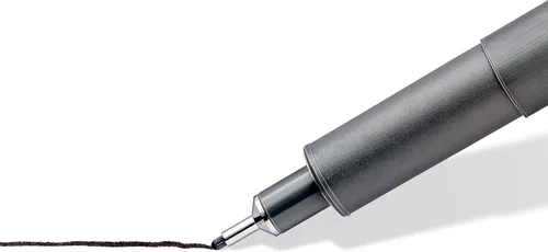Vista 3 de Staedtler 308 02-9 - Delineador de pigmento (10 unidades), color negro, Negro