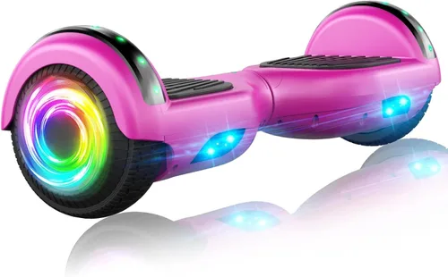 Vista 18 de SISIGAD Patinetes para niños de 7 a 12 años, con altavoz Bluetooth integrado y ruedas de luces coloridas de 6.5 pulgadas, scooter de equilibrio
