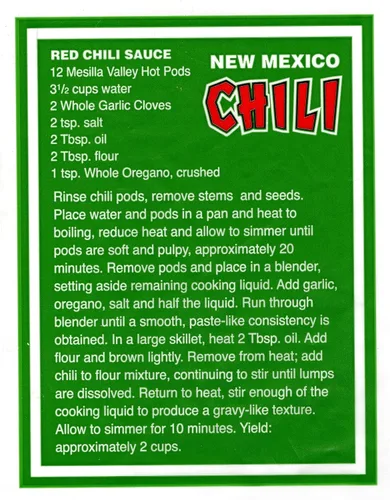 Vista 4 de Barker's Cápsulas de chile rojo seco, 8 onzas, suave, cultivadas en la mundialmente famosa escotilla de la región de chile, NM, sin conservantes