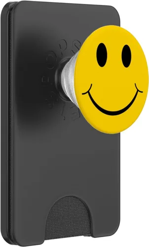 Vista 8 de Retro Classic 70's Yellow Smiley Emoji Happy Face - PopSockets Grip and Stand for Phones and Tablets