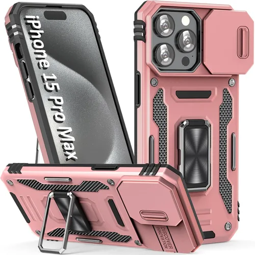 Vista 53 de Funda para iPhone 15 Pro, color verde alpino