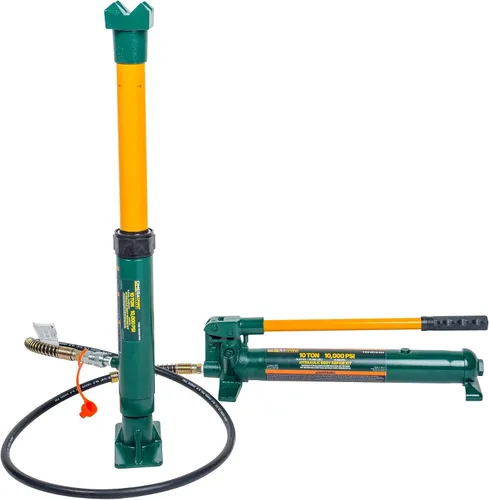 Vista 4 de Omega Pro Kit de reparación de colisión hidráulica - Carrocería portátil de 10 toneladas para reparación de carrocería de automóvil, garaje