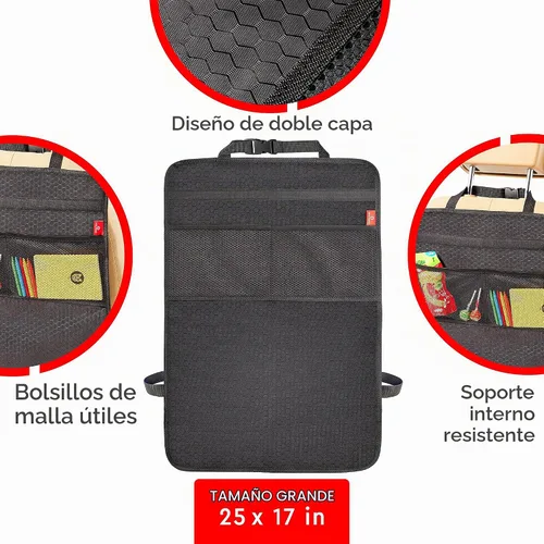 Vista 6 de Helteko Kick Mat para asiento trasero
