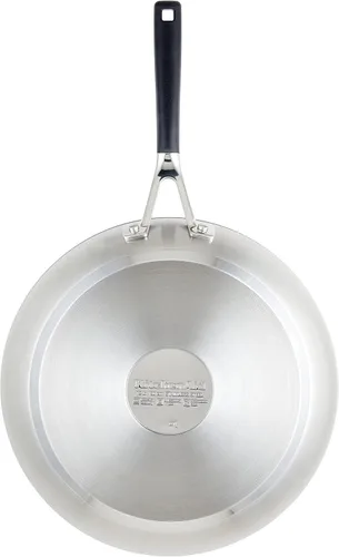 Vista 6 de KitchenAid - Sartén de acero inoxidable para inducción, 12 pulgadas, acero inoxidable cepillado