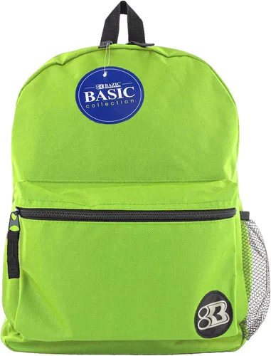 Vista 18 de BAZIC - Mochila escolar de 16 pulgadas, color negro, ligera, con parte