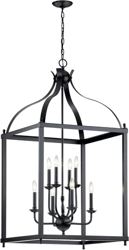 Vista 6 de KICHLER Larkin - Colgante de 2 luces de 14.75" en níquel cepillado