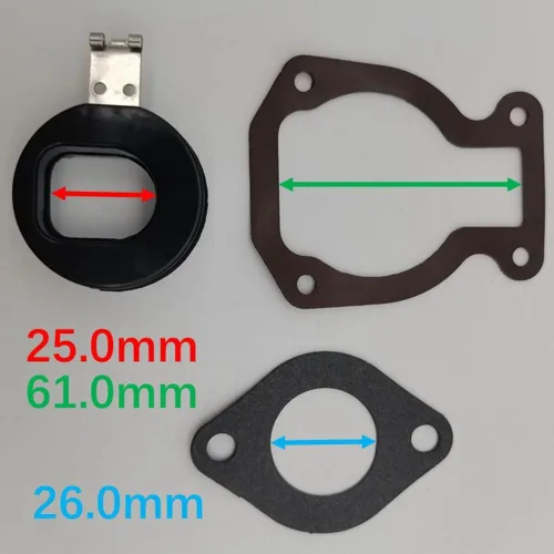 Vista 2 de Kit de reparación de carburador con flotador para Johnson Evinrude 4-15 hp 398453 398452 391305 439072 391937 1968 1974 1975 1976 1977 1978 1979