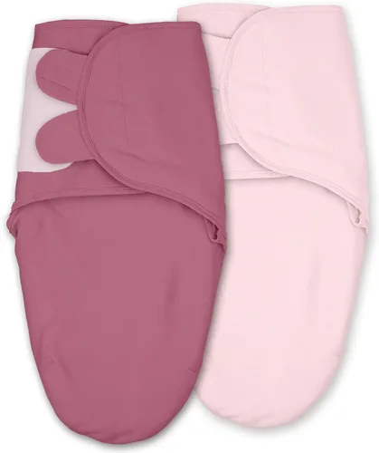 Vista 14 de Pañales de algodón orgánico para recién nacidos, suaves y cómodos con velcro, saco de dormir de 0 a 3 meses, ayuda a calmar el reflejo