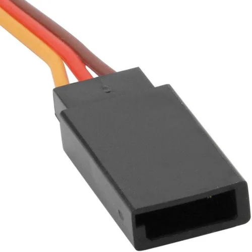 Vista 5 de Cable de extensión servo de 3 pines de 3.9 in/4 pulgadas, 3.93 pulgadas, hembra a macho, conector de cable JR para control remoto de aviones