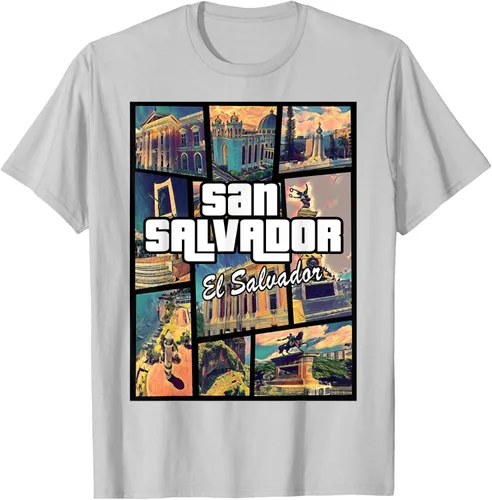 Vista 67 de Camiseta Orgullosa de San Salvador Capital El Salvador