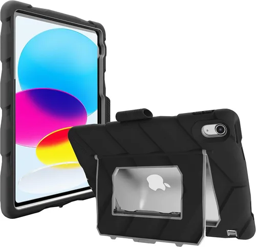 Vista 12 de Estuche Gumdrop Hideaway Compatible con Apple iPad 9ª 8ª 7ª generación (10.2 pulgadas) Diseñado para estudiantes de K-12, maestros y aulas – Con