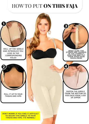 Vista 4 de DIANE & GEORDI 2393 Post Surgery Compression Garment Fajas Colombianas Reductora