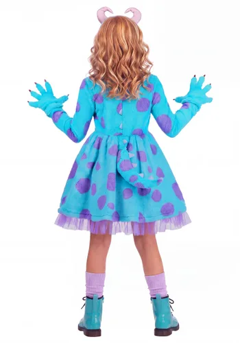 Vista 2 de Disfraz de Vestido Sulley de Monsters Inc. Disney Pixar para Niña Multicolor