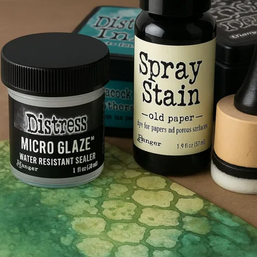Vista 2 de Sellante micro glaseado de emergencia Ranger Tim Holtz, 1 onza.