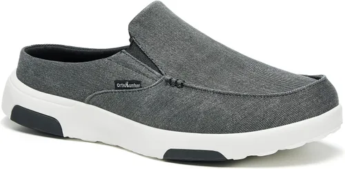 Vista 9 de OrthoComfoot Mocasines ortopédicos sin cordones para hombre zapatos para caminar con soporte del arco: pantuflas casuales para fascitis plantar