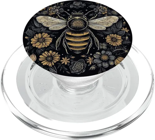 Vista 8 de PopSockets PopGrip intercambiables con diseño de abejorros y abejorros de abeja
