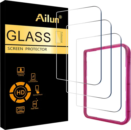 Vista 8 de Ailun 3 Pack Screen Protector for iPhone 11 Pro/iPhone Xs/iPhone X Pantalla de 5.8 pulgadas, vidrio templado, borde 2.5D, funciona con la mayoría