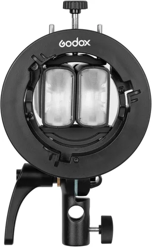 Vista 6 de Godox 32x32inch 31.5x31.5 in Grid Strip Softbox con S2 S-Type Speedlite Soporte Bowens Mount para Godox V1 Series, AD200Pro, AD200, AD400Pro