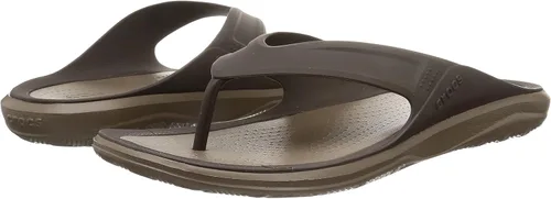 Vista 12 de Crocs Swiftwater Wave Flip Flops zapatos de hombre para la hora del baño.