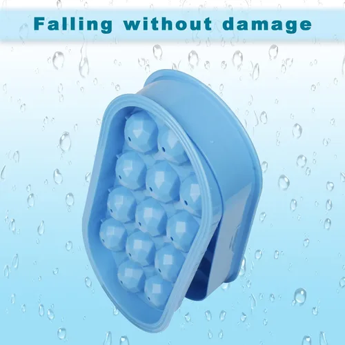 Vista 4 de Moldes y bandejas para cubitos de hielo, 13 bandejas de cubitos de hielo de malla con tapas para pequeños moldes de cubitos de hielo para una fácil