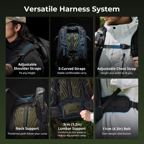 Vista 3 de SMALLRIG Outra 25 Mochila para cámara, 25L DSLR profesional/bolsa sin
