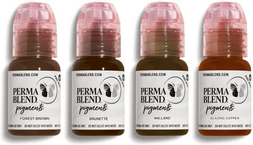 Vista 8 de Perma Blend Kit de tatuaje de cejas de luz a oscura, maquillaje permanente y tinta microblading para uso profesional, contiene tinta de tatuaje