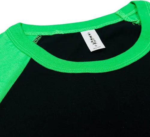Vista 3 de ILTEX Raglan - Camiseta de manga raglán 34 para béisbol, unisex (más de 30 colores)