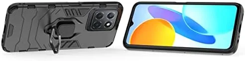 Vista 3 de ZMONE - Funda protectora para Honor X8 5G, Honor X6, Honor X6s, con protector de pantalla de vidrio (paquete de 2), resistente de doble capa, grado