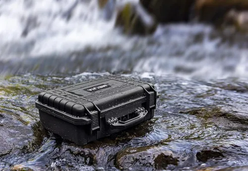 Vista 6 de MEIJIA Funda protectora impermeable IP67 portátil para todo tipo de clima, funda rígida para cámara con espuma personalizable, protección perfecta