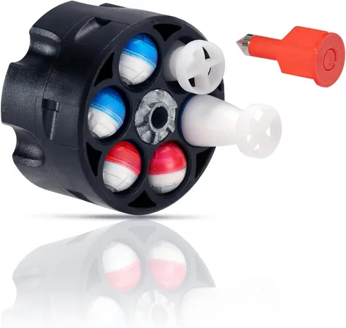 Vista 4 de Mercury Rise Torpedo Revolver calibre .50 Pistola de entrenamiento Paintball Pistola Marcador/Cilindro