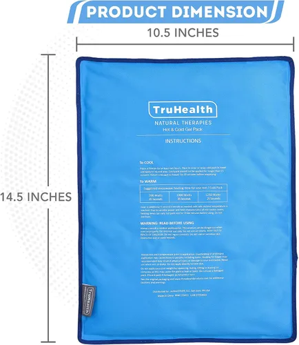 Vista 3 de Paquetes de hielo de gel reutilizables – Paquetes fríos para lesiones y recuperación quirúrgica – Envoltura de hielo contorneada para hombros