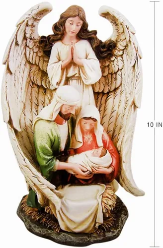 Vista 2 de CB Gift Figura de Ángel Guardián de la Santa Familia, 10