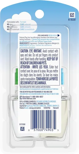 Vista 2 de Febreze Recambio de aceite perfumado para ambientador enchufable, aroma Gain Original