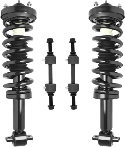 Vista 41 de Detroit Axle - 4 barras estabilizadoras de puntales delanteros para Kia Forte Koup 10-13 12-13 Forte5, puntales y barras estabilizadoras de resorte