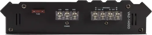 Vista 4 de Power Acoustik VA2-1400D Serie Vertigo 1,400 vatios máx. 2 canales Clase D Amp