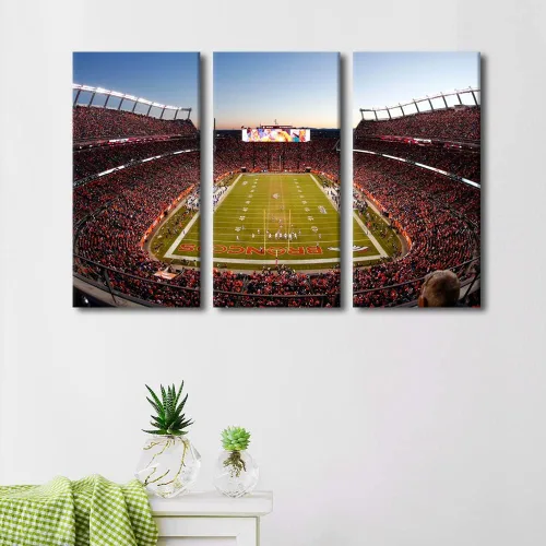 Vista 90 de Lincoln - Lienzo decorativo para pared, diseño de campo financiero de Filadelfia, paisaje de estadio de fútbol de Filadelfia, decoración de pared