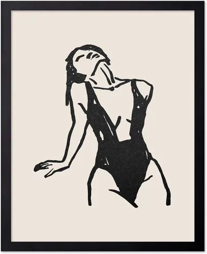 Vista 152 de Poster Master Faces Poster - Retro Women Print - Portrait Art - Sketch Illustration - Abstract Artwork - Woman Design - Chic Boho Design - Great