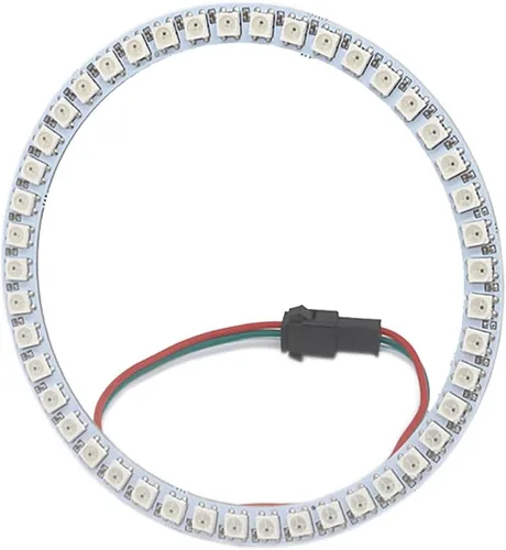 Vista 12 de WS2812 8 LED Pixel Ring Black PCB direccionable LED módulos 2812 IC RGB a todo color redondo llevado círculo DC5V