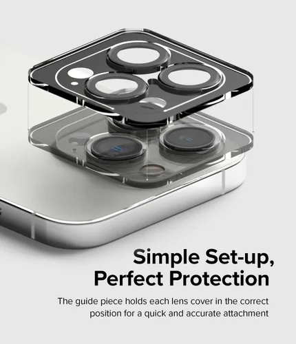 Vista 6 de Ringke Marco de lente de cámara compatible con iPhone 14 Pro Max protector de lente de cámara y protector de lente de cámara iPhone 14 Pro