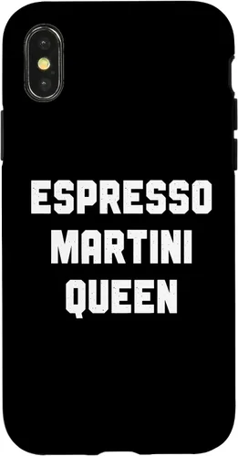 Vista 5 de Funda para iPhone 12 mini Espresso Martini Queen, Espresso Martini con cita divertida